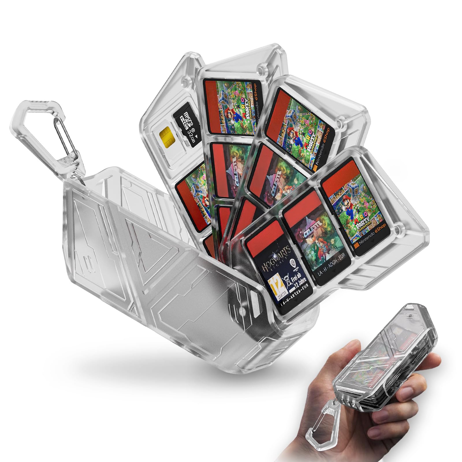 Amazon.co.jp: Switch2 ゲーム カードケース カード 11枚 Micro SD 2枚